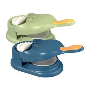 lot 6055 image: 365Home��Upgrade��2-Pack 2 in 1 Dumpling Maker Press, Dumpling Skin Maker Machine, Empanada Maker Press, Multifunctional DIY Manual Dumpling Press Mold Set (Blue, Green)
