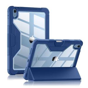 lot 6081 image: Mastten for iPad A16 11th10th Generation Case 1110.9 Inch 20252022, for iPad Case 11th10th Gen with Clear Back Shell, Trifold Stand Protective Cover with Pencil Holder, Auto SleepWake, Seablue