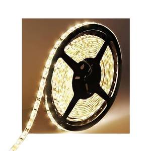 lot 6111 image: Tasodin Water-Resistance IP65, 12V Waterproof Flexible LED Strip Light, 16.4ft5m Cuttable LED Light Strips, 300 Units 3528 LEDs Lighting String, LED Tape(Warm White), Power Adapter not Included