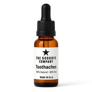 lot 6149 image: The Goodbye Company Organic Clove Toothache Relief Oil �� Undiluted Blend with Peppermint Leaf, Sea Buckthorn & Castor Oil �� Natural Tooth & Gum Comfort Formula �� 15 mL Glass Dropper �� Made in USA