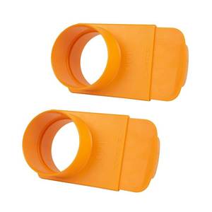 lot 6157 image: POWERTEC 70295-P2 4-Inch Integrated Blast Gate Clog Resistant, Anti Gap Tapered ABS Plastic Fitting for Dust Collection Systems, 2PK