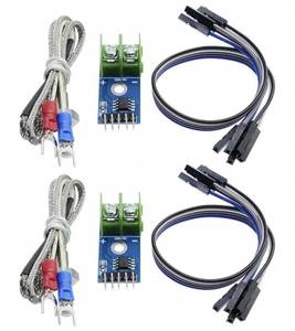 lot 6170 image: Aideepen 2PCS MAX6675 ModuleK Type Thermocouple Temperature Sensor Set M6 Screw with Free Cable DC35V