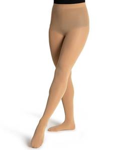 lot 6182 image: Capezio womens Studio Basics Footed tights, Caramel, Large-X-Large US