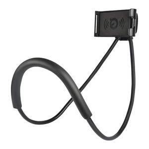 lot 8211 image: Lazy Cell Phone Holder, Universal Cell Phone Holder for Smart Mobile Phone,Hanging on Neck Cell Phone Mount Holder ,Hands-Free Mobile Phone Holder on BedTableb, 27.6 Length for 4.7-6.7 Size