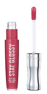 lot 8217 image: Rimmel Stay Glossy Lip Gloss - Non-Sticky and Lightweight Formula for Lip Color and Shine - 500 Rulebreaker, .18oz