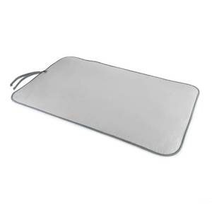 lot 8234 image: Minky Homecare Deluxe Ironing Mat - Portable Pad for Ironing - Large Surface 39.4 x 23.6 Inches - for Top of Dryer, Washer, Table Top - Metallic Silver