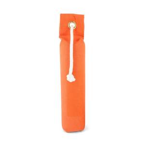 lot 8250 image: SportDOG Canvas Dummies - Hunting Dog Training Tool - Game Scent Absorber - Water-Ready Bumper - Durable Field Dummy - Weighted Toy - Standard Size - 2.75 W X 12 L - Orange