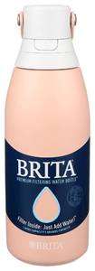 lot 8285 image: BRITA Brita Stainless Steel Water Bottle with Filter Rose 32oz, 1 EA