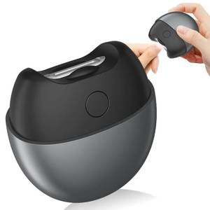 lot 8330 image: SCAIKTIG Electric Automatic Nail Clipper with Light, 2 Speeds, Magnetic Cover, Nail Scraps Storage, USB Rechargeable, Safety Electric Fingernail Trimmer for Kids, Adult, Seniors, Men, Caregivers, Grey