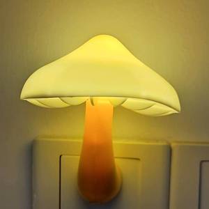 lot 8368 image: AUSAYE Sensor LED Night Light Plug in Wall Lamp, Energy Saving NightLight Cute Mushroom Night Lights for Adults Kids Bedroom,Bathroom,Toilet, Stairs, Kitchen,Hallway Corridor Warm White