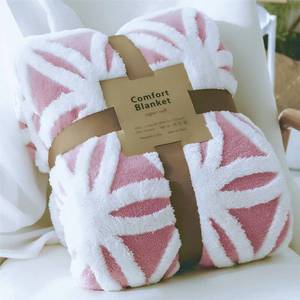 lot 13263 image: LOMAO Sherpa Fleece Blanket Fuzzy Soft Bed Blanket Dual Sided Throw Blanket fit Couch Sofa (Pink,51x63)
