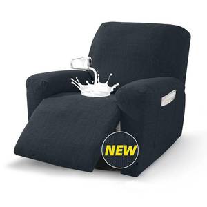 lot 13338 image: MAXIJIN Waterproof Recliner Covers for Large Recliner 3 Pieces Oversized Recliner Chair Covers, Washable Lazy Boy Reclining Slipcovers with Pockets for Pet, Kids (XL Recliner, Dark Gray)