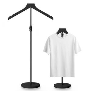 lot 14143 image: Mannequin Torso, 30 to 41 Inch Height Adjustable Shirt Display Stand for Vendors Shop Graduation Party, Stable Ease Assembly Dress Form Clothes Garment Rack, Jacket Coat Hanger Stand, Black