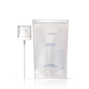 lot 14211 image: LANEIGE Cream Skin Toner & Moisturizer Pump Lightweight Refillable Korean Milky Toner with Ceramide & Peptide for Hydration, Firming, & Barrier Support