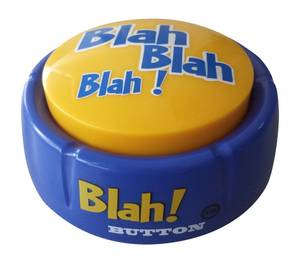 lot 14235 image: Talkie Toys Products Blah Button - 12 Hilarious Blah Sayings - Talking Toy for Stress Relief & Laughs - Funny Gift & Stocking Stuffer