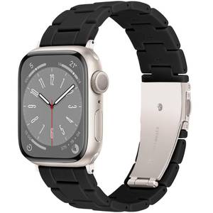 lot 14239 image: Light House Bands Compatible with Apple Watch Band, Matte Lightweight Premium Resin Apple Watch Bands for Women and Men,38mm 40mm 41mm for iWatch Bands Series 9 Series 8 Ultra SE 7 6 5 4 3 Matte Black