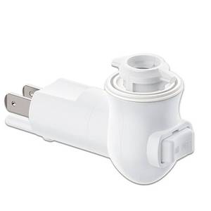 lot 14240 image: Plug in Night Light Module,Wall Light Plug with ONOff Switch,E12 Base Socket for Himalayan Crystal Salt Night Light,Wall Light (with Thread Gasket)