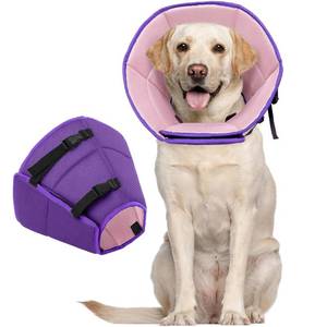 lot 14246 image: Dog Cone for Large Dogs After Surgery, Soft Dog Cone Collar for Dogs to Stop Licking, Adjustable Comfy E-Collar Alternative Lightweight Post-Surgery Recovery Elizabethan Collar for Pet