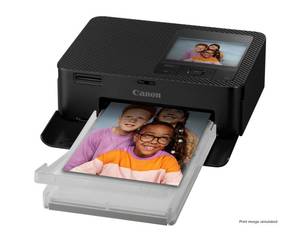 lot 15635 image: Canon Selphy CP1500 Wireless Compact Photo Printer (Black)
