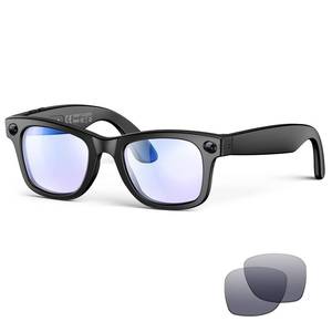 lot 16089 image: AI Smart Glasses with Camera and Bluetooth,8MP 2K HD Camera Glasses,AI Voice Control,AI Photo Recognition and Translation,Smart Anti-Blue Light Glasses,IP67 Waterproof for Driving,Outdoor,2 Lenses.