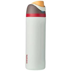 lot 16095 image: Owala FreeSip Insulated Stainless Steel Water Bottle with Straw, BPA-Free Sports Water Bottle, Great for Travel, 24 Oz, Boneyard