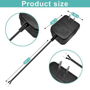 lot 16101 image: jiooyy 24 Volt Doorbell Power Adapter - 16.4ft Long C Wire Adapter, Doorbell Transformer Fits Ring, Nest Hello, Wyze, Eufy Video Doorbells and Sensi,Nest,Honeywell Thermostat(Black)