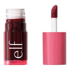 lot 16118 image: e.l.f. Sheer For It Blush Tint, Multi-Use, Long-Lasting Lip & Cheek Makeup, Creates A Natural Flush Finish, Vegan & Cruelty-Free, Left On Red
