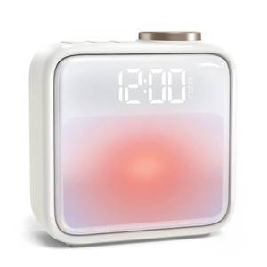 lot 16119 image: AIRIVO Alarm Clock Night Lights, Built-in Battery Alarm Clock for Bedrooms, 6 Scenes & White Noise Sync, Dual Alarms & Snooze, for Heavy Sleepers, Gifts for Kids Teens