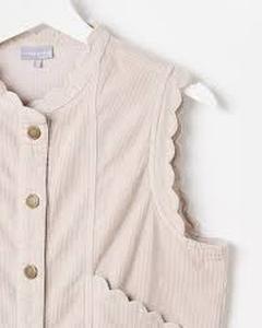 lot 6049 image: Corduroy Waistcoat with Pearl Buttons size small