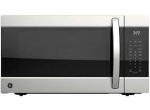 lot 7414 image: GE 2.2 Cu.Ft. Countertop Microwave (Used) (Dented) (No Power)