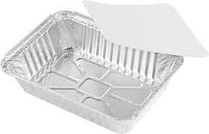 lot 7432 image: Aluminum Cooking Trays With Lids