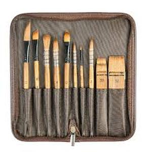 lot 14222 image: Professional Chinese Calligraphy Brush Set with Case