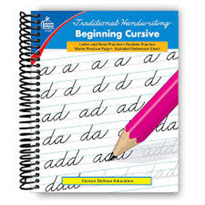 lot 16109 image: Beginning Cursive Practice Book