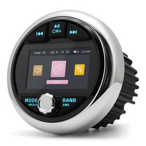 lot 3185 image: MH Marine Boat Stereo Gauge Receiver - Audio Systems, 3 Inch Video Playback, Wireless Connection, AMFM, USB Port, AUX, No CD DVD Player, MP5 Player Radio Receiver