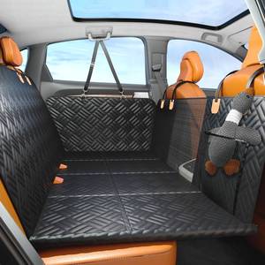 lot 3190 image: PROZAR Dog Car Seat Cover for Back Seat, Hard Bottom Back Seat Extender for Dogs - Supports 400lbs, Back Seat Pet Cover, Dog Hammock for Car SUV and Trucks