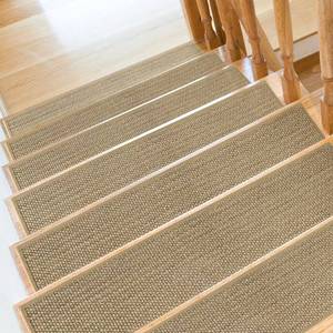 lot 3202 image: SMILOOL Stair Treads Non Slip for Wooden Steps Indoor 9 x 36 15 Pack Extra Wide Stair Tread Carpet Stairs Runner, Step Pads with Reusable Adhesive for Dogs Kids Elders, Machine Washable, Beige