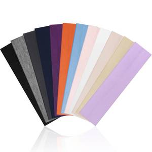 lot 4006 image: Headbands for Women - 12Pcs Non-Slip Cotton Cloth Headbands for Womens Hair Accessories,Fashion Sports Hair Bands & Ties,Soft Fabric for Yoga,Running,Workout