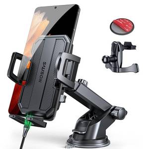 lot 4014 image: SUUSON 3 in 1 Phone Holders for Your Car, Car Phone Holder Mount Strongest Suction 360° Adjustable Cell Phone Holders for Car Phone Stand Car Mount for iPhone, Samsung, Google, More Smartphones