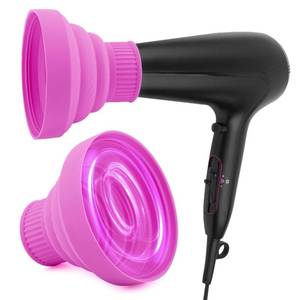 lot 4020 image: Universal Collapsible Hair Dryer Diffuser, Lightweight Portable Travel Folding Design Hair Dryer Diffuser Attachment Fit Most of Blow Dryers(COLORpurple)