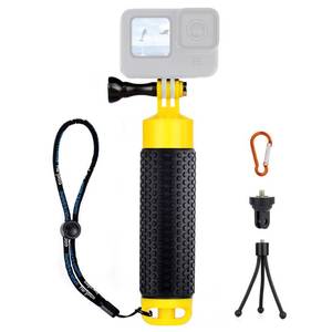 lot 4021 image: YALLSAME Floating Hand Grip Underwater Handle Mount with Detachable Tripod Stand for GoPro Hero 13 12 11 10 9 7 8 6 5 4 Max Mini Session DJI Action Camera Ideal for Diving Snorkeling Swimming Sport