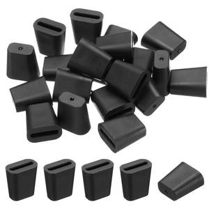 lot 4025 image: PATIKIL Kitchen Sink Rack Feet, 20 Pack 19x18 mm Rubber Rack Bottom Protective Replacement Feet Wire Bumpers Protector for Sink Rack Bottom, Black