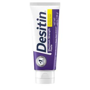 lot 4070 image: Desitin Maximum Strength Baby Diaper Rash Cream, 40% Zinc Oxide, Hypoallergenic No Added Parabens & Dyes, Protects & Relieves Baby��s Skin for Up to 12 Hours, Prevents Diaper Rash, 4.8 oz Tube