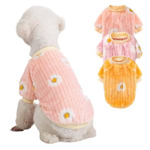 lot 4074 image: Kyaringtso Dog Sweater, 3 Pack Dog Sweaters for Small Dogs, Dog Clothes for Small Dogs Girl Boy, Ultra Soft and Warm Puppy Sweater Dog Coat for Winter Christmas (S, Dy PinkDy PurpleDy Yellow)