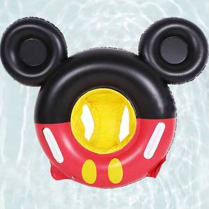lot 4082 image: Umbresen Baby Swimming Float, Inflatable Swim Ring Floaties with Seat and Handle Pool Floats Toys Fun Water Raft Lounge Party Supplies for Infant Toddler Kids Age 0-8 Years Under 44lb (Red Mouse)