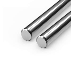 lot 4084 image: Linear Motion Guide, FEYRINX 2PCS 6mm x 150mm (.236 x 5.9 inches) Case Hardened Chrome Linear Rail Rod Shaft for 3D Printer, DIY, CNC - Metric h8 Tolerance