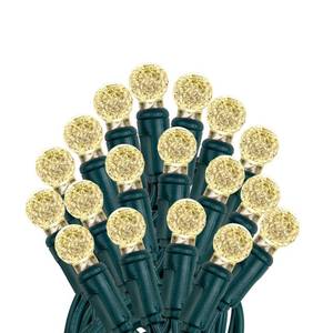 lot 4446 image: Novelty Lights 25FT 50 LED G12 Christmas String Lights, Tree Lights Indoor Outdoor Commercial Grade LED Mini Light Set with 40,000 Hours Rating, Christmas Lights Christmas Tree Lights Warm White