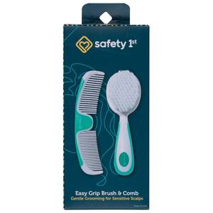 lot 4473 image: Safety 1st Easy Grip Brush and Comb, Colors May Vary