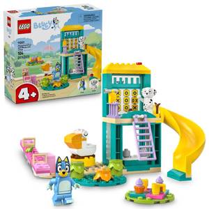 lot 4478 image: LEGO Bluey Playground Fun with Bluey and Chloe Sensory Building Blocks - Preschool Pretend Play & Learning Toys for Kids - 4 Year Old Girl & Boy Birthday Gifts - 11201