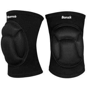 lot 6007 image: Banzk Protective Knee Pads, Thick Sponge Anti-slip,WomensMens Knee Pads for Volleyball, Rock Climbing, Cycling, Dancing, Gardening, Gardening, Flooring, House Cleaning, Construction Work with Thick EVA Foam Liner Black L