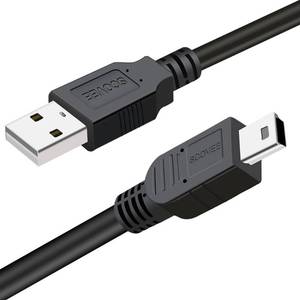lot 6010 image: SCOVEE Camera USB Cable Cord for Canon RebelPowerShotEOSDSLRELPH Digital Cameras,Transfer Wire Data Cable for Canon Rebel Camcorder,Vixia PC Computer Interface Charger Replacement 6FT Mini B USB